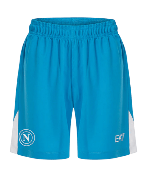 EA7 SSC Neapel Short Home 2024/2025 Kids Blau - blau