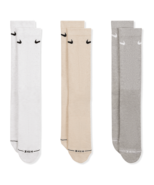 Nike Everyday Elevated Crew 3er Pack Sokken Veelkleurig K904 - meerkleurig