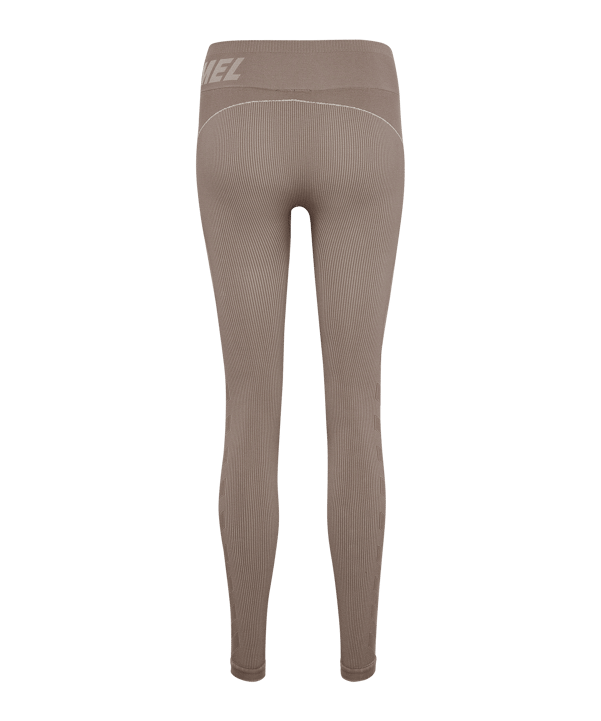 Hummel Te Christel Seamless Mid Waist Leggings Damen Grau F2120 - grau