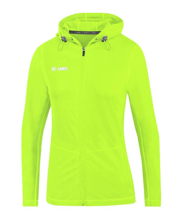 JAKO Run 2.0 Kapuzenjacke Damen Grün F25 - gruen