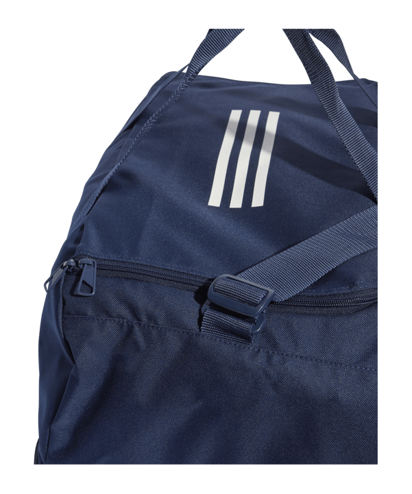 adidas Tiro League Duffel Bag Gr. M Blau Weiss - dunkelblau