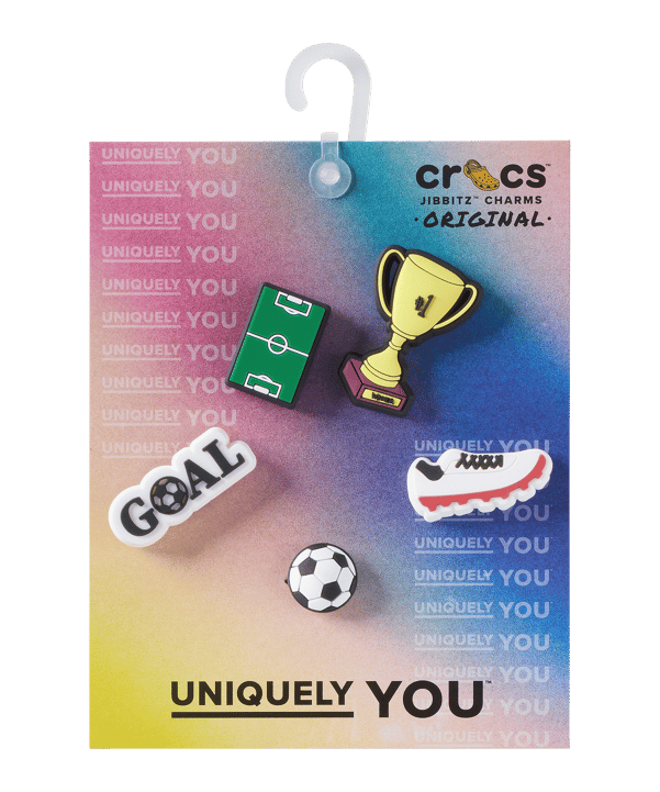 Crocs Soccer Star 5 Pack Accessoire Mehrfarbig - mehrfarbig