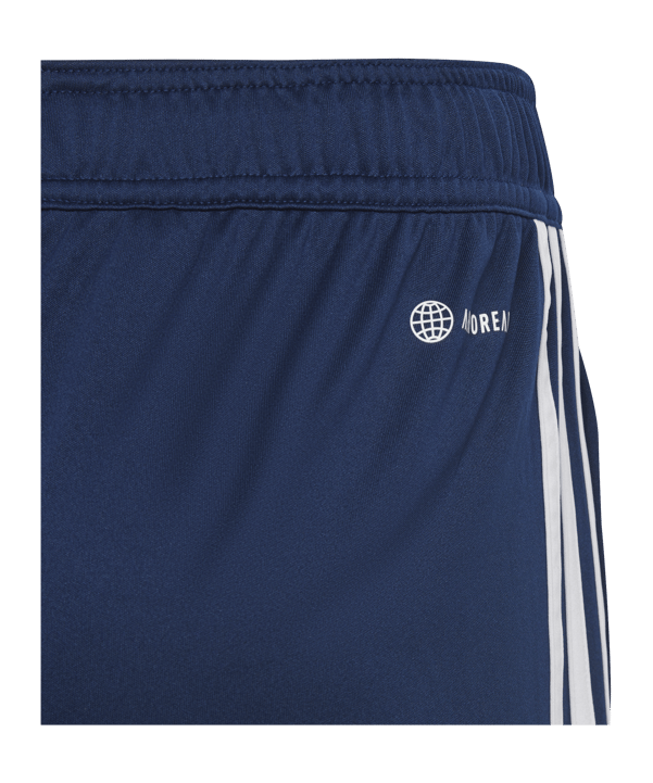 adidas Tiro 23 Short Kids Blau Weiss - blau
