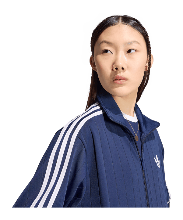 adidas Originals Pinstripe Firebird Loose Jas Dames Blauw - blauw