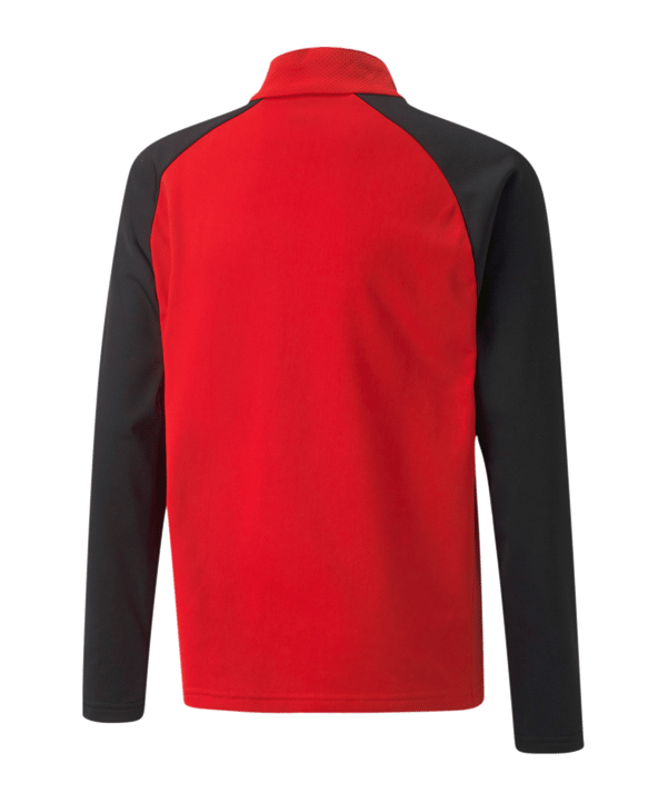 PUMA teamLIGA HalfZip Sweatshirt Kids Rot F01 - rot