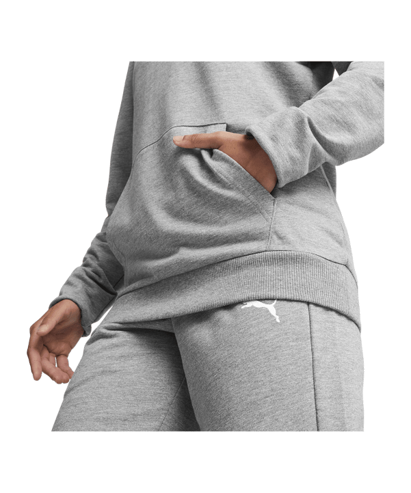 PUMA teamGOAL Casuals Hoody Damen Grau F33 - grau