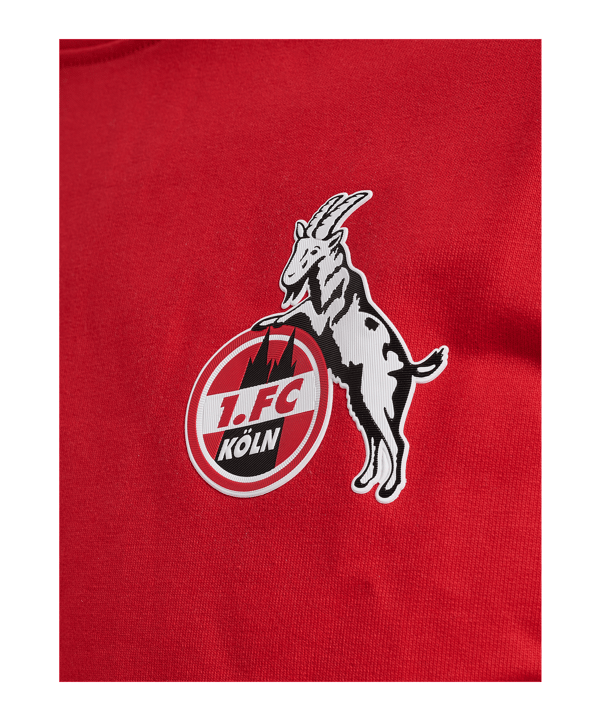 Hummel 1. FC Köln Travel Sweatshirt 2024/2025 Kids Rot F3062 - rot