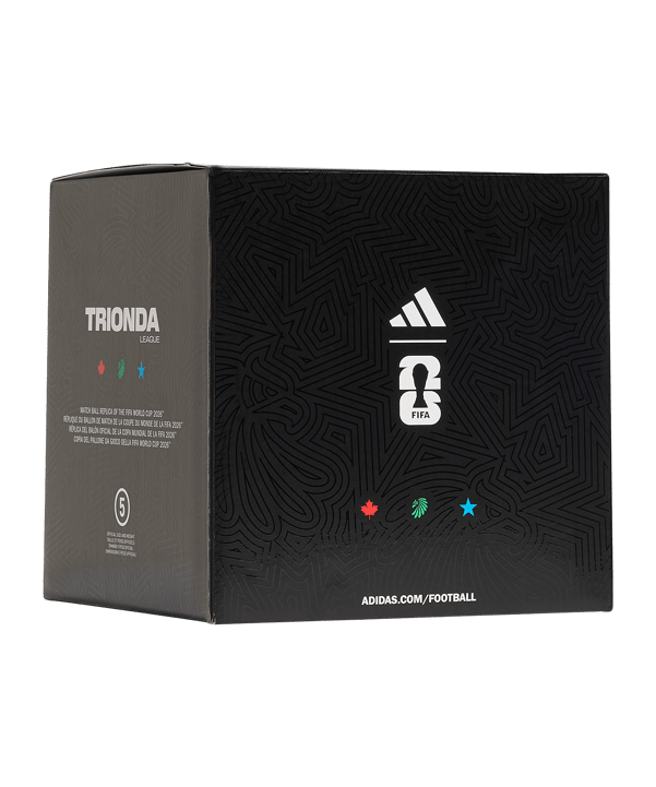 adidas World Cup 26 Trionda League BOX Trainingsball Weiß - weiss