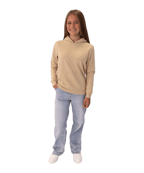 JAKO Hoody Kids Beige C380 - beige