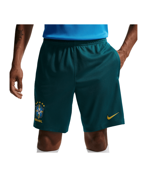 Nike CBF Brasilien Strike Short Grün F381 - gruen