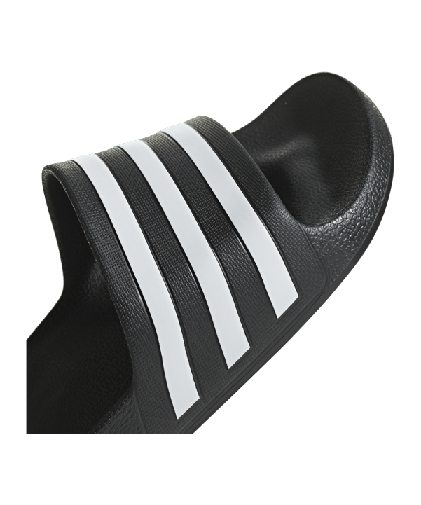 adidas Adilette Aqua Badelatsche Schwarz - schwarz