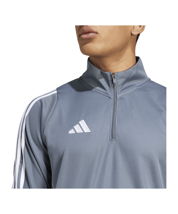 adidas Tiro 24 Trainingstop Grau Gelb - grau