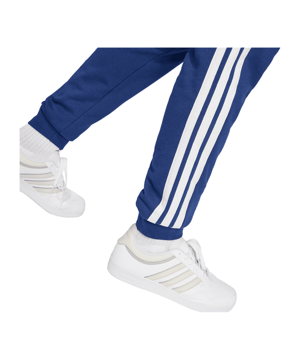 adidas Essentials 3 Stripes French Jogginghose - blau