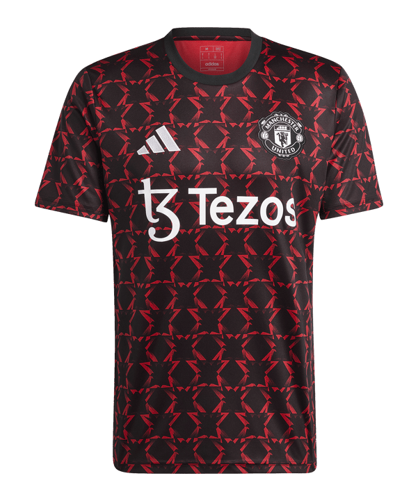 adidas Manchester United Prematch Shirt 2024/2025 Schwarz - schwarz