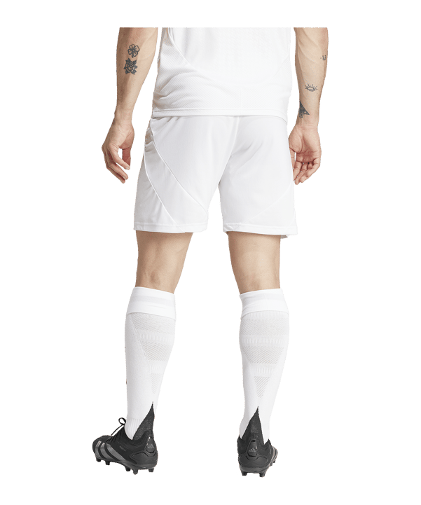 adidas Real Madrid Short Home 2024/2025 Weiss - weiss