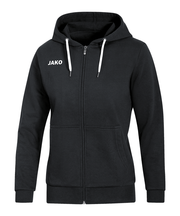 JAKO Base Giacca con cappuccio Donna Nero C008 - nero