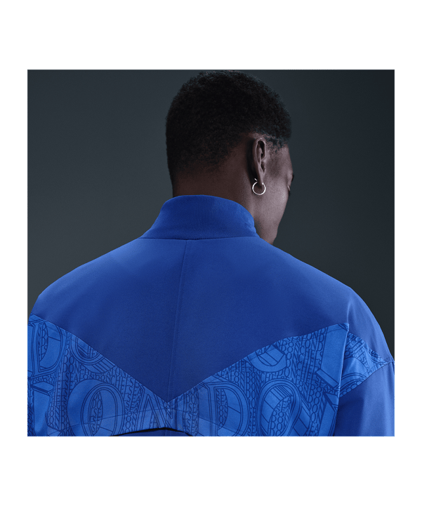 Nike FC Chelsea London Strike Anthem Jacke Blau F495 - blau