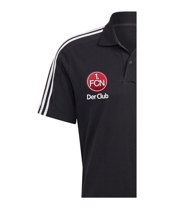 adidas 1.FC Nürnberg Poloshirt Schwarz - schwarz