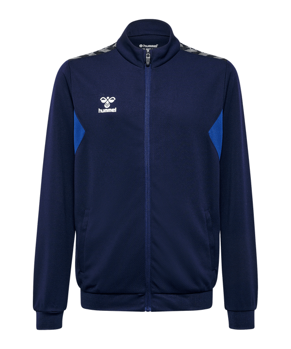 Hummel Authentic Pl veste d'entrainement  enfants bleu F7026 - bleu