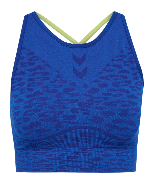 Hummel Mt Leo Seamless Sport-BH Sport-BH Damen Blau F7334 - blau