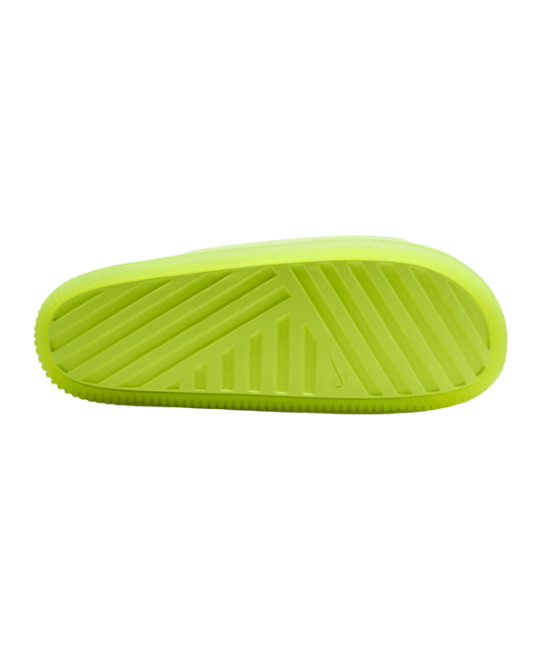 Nike Calm Slide Badelatsche Gelb F700 - grau