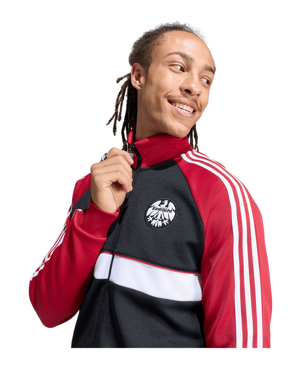 adidas Originals Eintracht Frankfurt FC Jacke Schwarz - schwarz