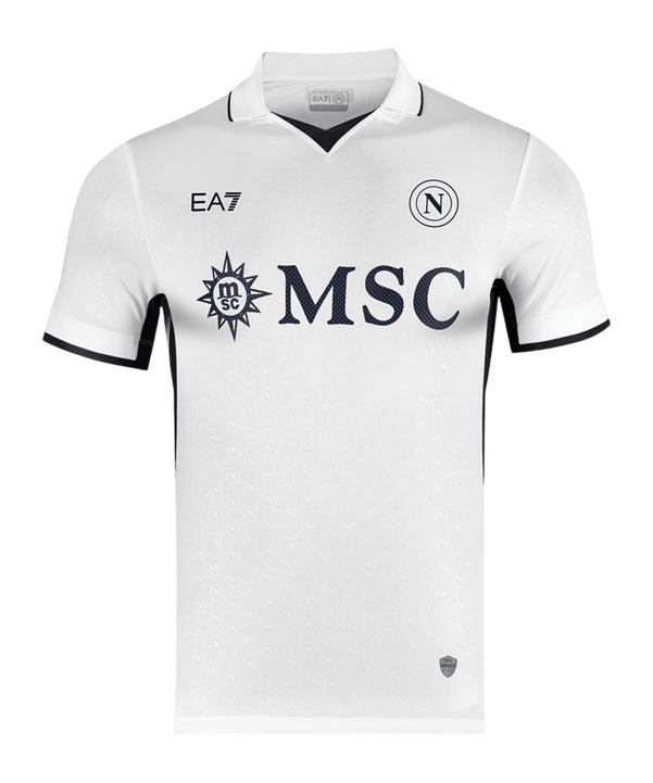 EA7 SSC Neapel Trikot Away 2024/2025 Weiss - weiss