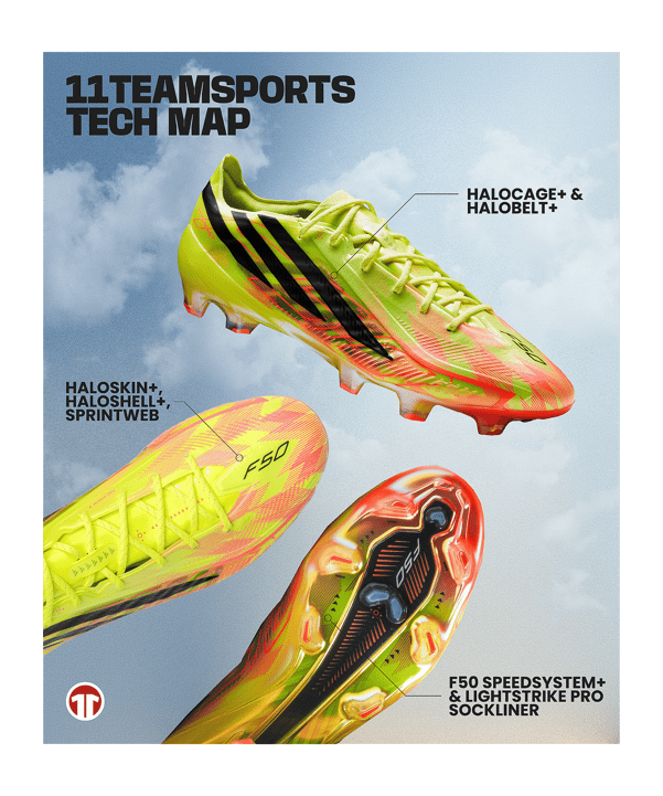 adidas F50 Hyperfast Elite FG Too Light Gelb