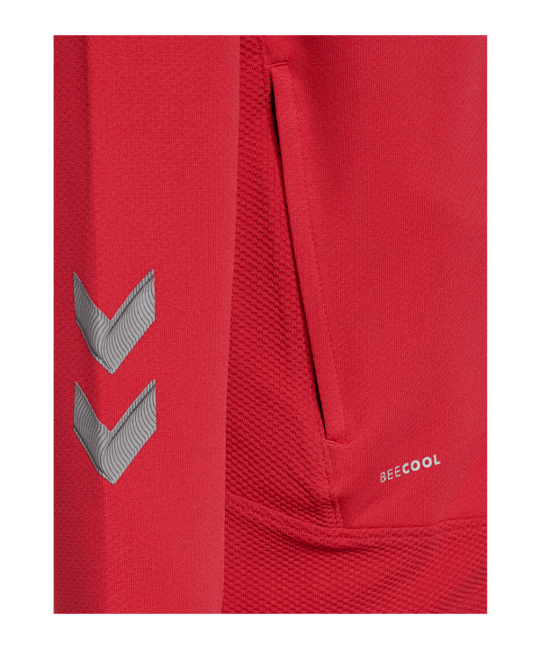 Hummel hmlLEAD Poly Trainingsjacke Kids Rot F3062 - rot