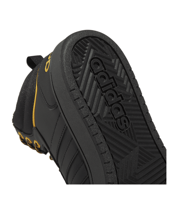 adidas Hoops 3.0 Mid Wtr Schwarz - schwarz