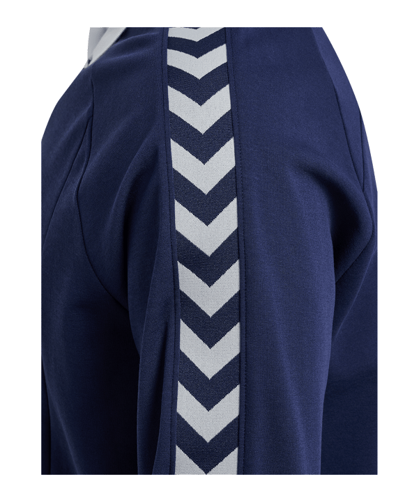 hummel Root Polo Langarm Blau F7026