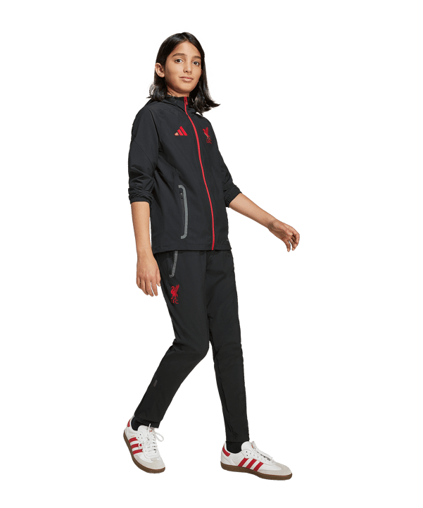 adidas FC Liverpool Tiro 25 Competition Jacke Kids Schwarz - schwarz
