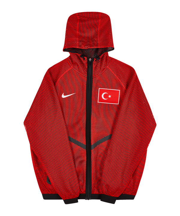 Nike TFF Türkei Anthem Jacke Rot F614