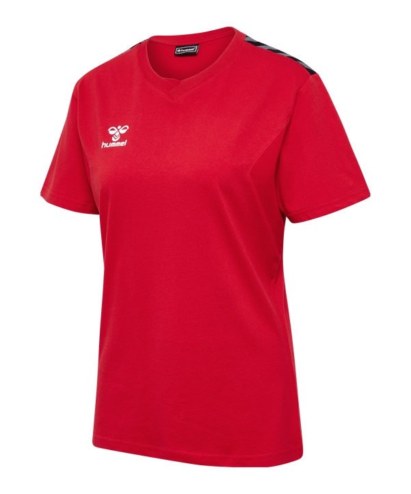 Hummel AUTHENTIC CO T-Shirt Damen Rot F3062 - rot