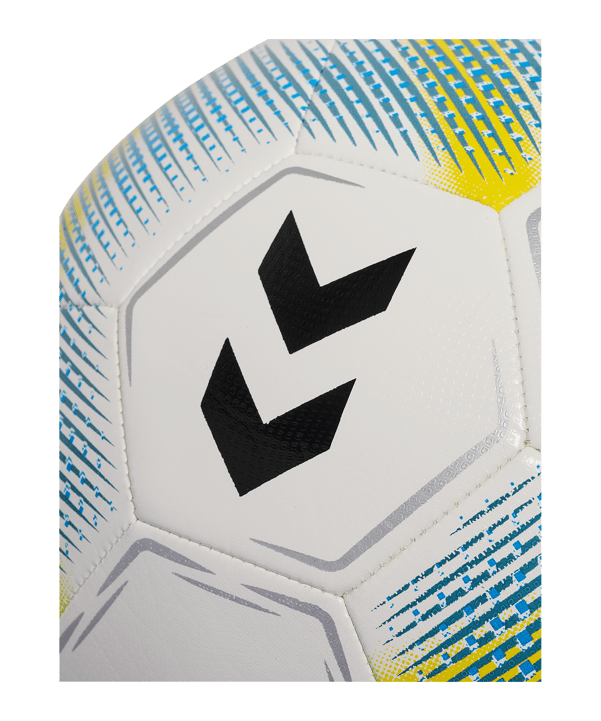 Hummel hmlPRECISION Trainingsball Weiss Blau Gelb F9128 - weiss