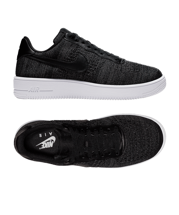 Nike Air Force 1 Flyknit 2.0 Sneaker Schwarz F001 - schwarz