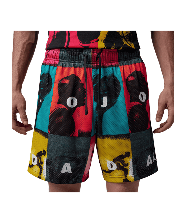Jordan Brooklyn Printed Mesh Short Weiß F100 - weiss
