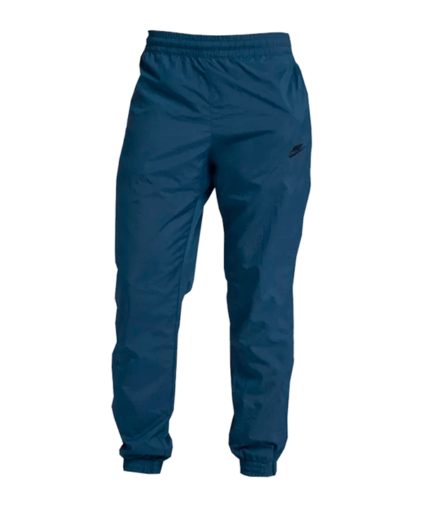 Nike Swoosh Woven Pant Hose lang Blau F474 - blau