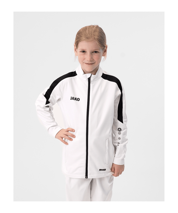 JAKO Power Giacca da allenamento Bambini Bianco C9323 - bianco