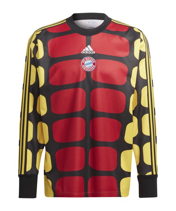 adidas FC Bayern München Icon Torwarttrikot Schwarz - schwarz