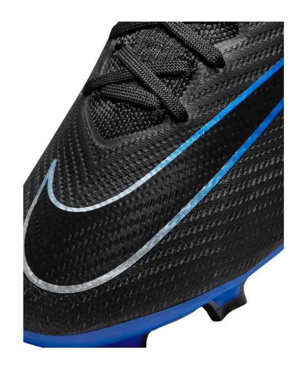 Nike Air Zoom Mercurial Superfly IX Elite FG Shadow Schwarz Silber Blau F040 - schwarz