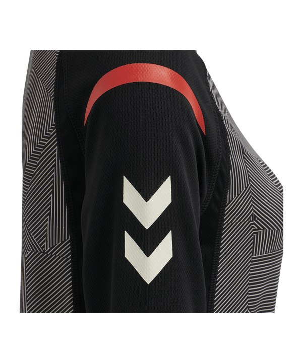 Hummel hmlPro XK 3/4 Trikot Damen Grau Schwarz F2353 - grau