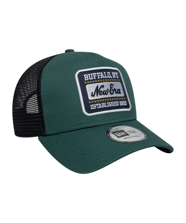 New Era Ne Patch Trucker Cap Grün - gruen