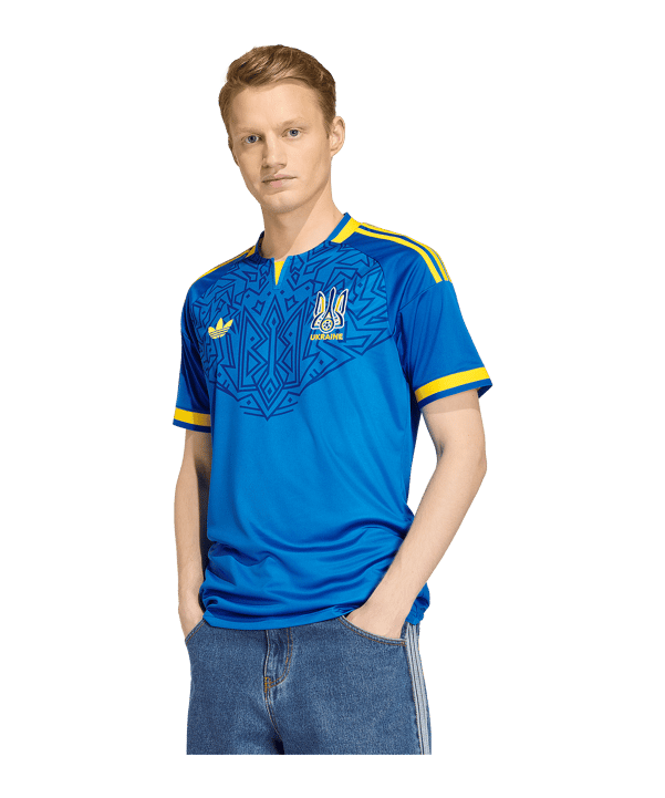 adidas Ukraine Trikot Away 2026 Blau