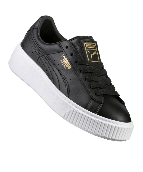 PUMA Basket Platform Core Sneaker Damen F03 - schwarz