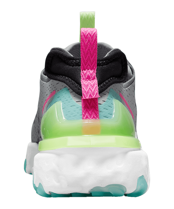 Nike React Vision Damen Grau Schwarz Pink F009 - grau