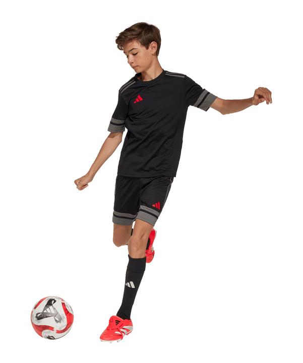 adidas Squadra 25 Trikot Kids Schwarz