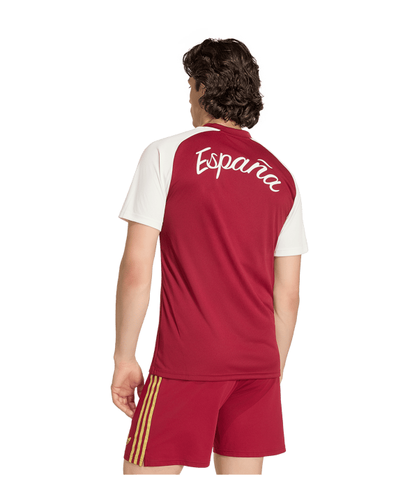 adidas FEF Spanien Prematch Trikot Away WM 2026 Rot - rot