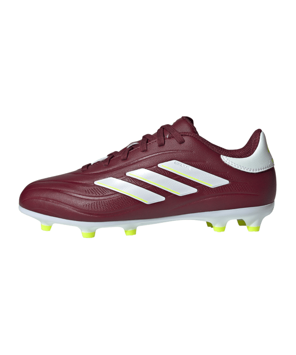 adidas COPA Pure 2 League FG Kids Energy Citrus Rot Weiss Gelb - rot