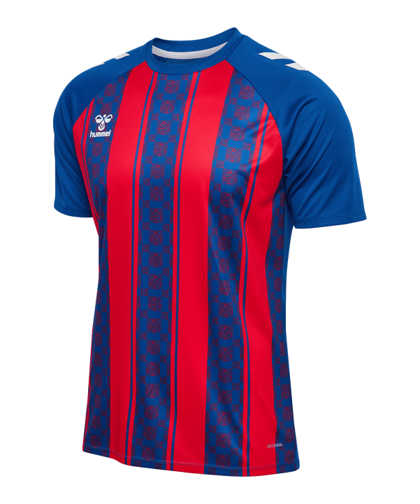 hummel Match Striped Trikot Blau F7358 - blau